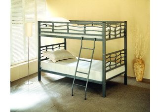 Dark Silver Bunk Bed
