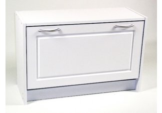 White Deluxe Single Shoe Cabinet