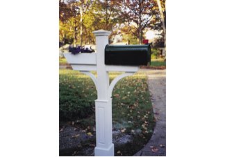 4x4x6 Gardner Mailbox Post with Raised Panel Sleeve