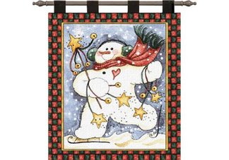 Dancing Snowman Wall Hanging