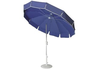 8.5 foot patio crank & tilt umbrella aluminum frame steel ribs