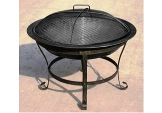 30 Inch Fire Pit with Grill