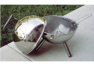14 Inch Stainless Steel Table Top BBQ Grill