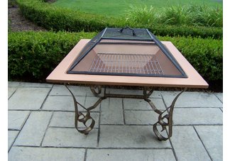 Victoria 33 Inch Fire pit with Grill