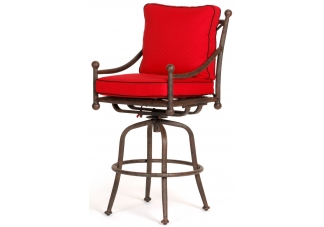 Santorini Swivel Bar Stool  with Cushion