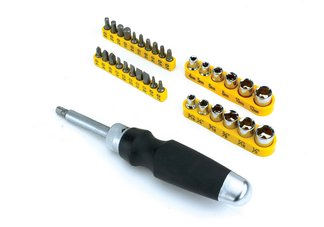 38 Piece Ratcheting Bit & Socket Set