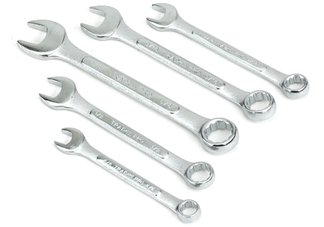 5 Piece Set of SAE Combination Wrenches