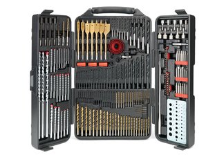 215 Piece Deluxe Drill Bit Set