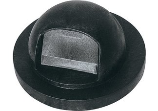 Commercial Park Round Top Receptacle Lid- 32 Gallon, Black