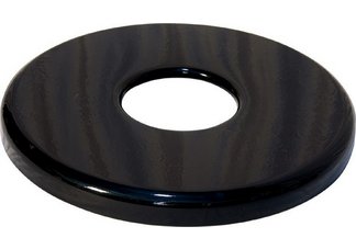 Commercial Park Flat Top Receptacle Lid- Powder Coated Black