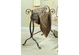 Milan Hand Forged Steel Quilt Stand