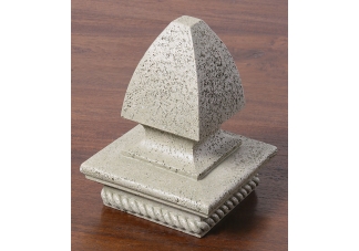 Spire Sculpture Moss Post Cap