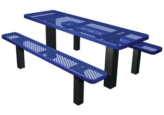 picnic table, commercial picnic table, permanent mount picnic table