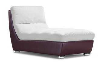 Bond Chaise white/ MAROON