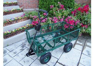 Utility Metal Garden Cart, 500 lb Capacity 