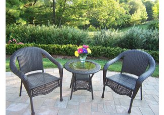 Resin Wicker 3pc Set