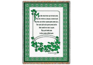Irish Blessing II Throw
