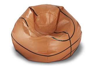 Basketball bean bag