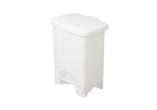 Step-On Plastic Receptacle, 4-Gallon