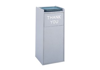 Wood Food Court Receptacle