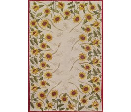 8x10 Sunflower Decorative Area Rug