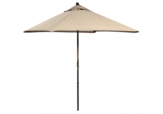 Beige 9 Foot Market Umbrella