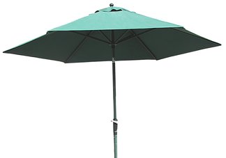 9 ft. Aluminum Hunter Green Market Umbrella