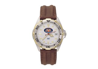 Auburn University Tigers Mens Leather Watch