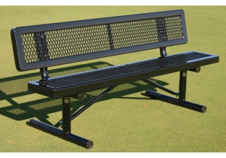 Regal Style Expanded Metal Park Bench