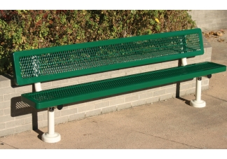 Regal Style Expanded Metal Park Bench