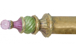 drapery finial, drapery hardware, decorative finial