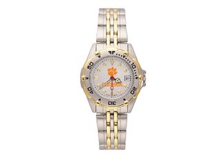 Clemson University Tigers Ladies Stainless Steel Watch