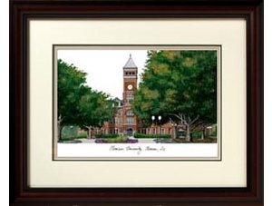 Clemson University Tigers Alumnus Framed Lithograph