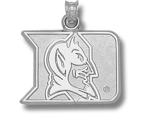 Duke University Blue Devils Sterling Silver Pendant