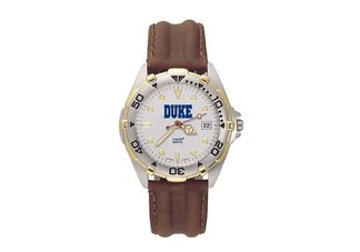 Duke University Blue Devils Mens Leather Watch