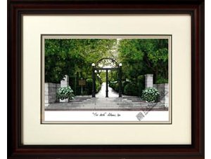 University of Georgia Bulldogs Framed Lithograph