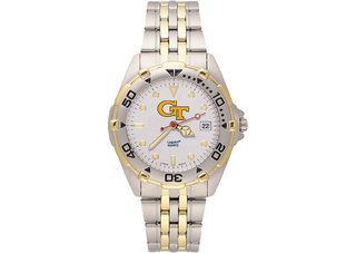 Georgia Institute of Technology Yellow Jackets Mens Stainless Steel Watch