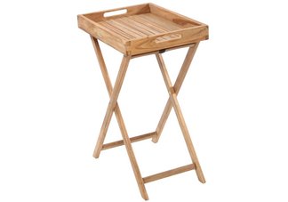 teak furniture tray stand
