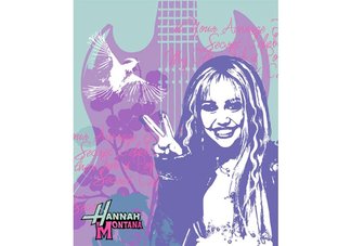 Hannah Montana Peace Blanket