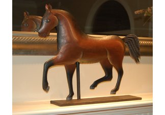 horse weathervane statue