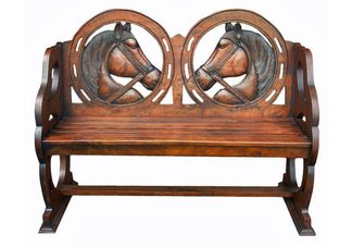 horse bench, equestrian bench, horse benches, horse accessories, benches