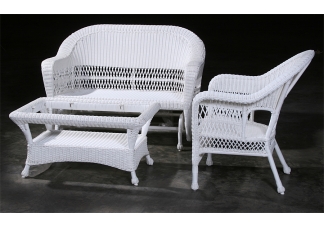 White Freeport Double Glider Set