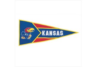 kansas jayhawks pennant