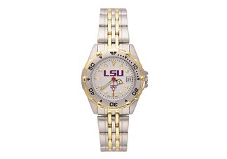 LSU Tigers Ladies Stainless Steel Watch