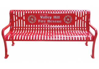 custom bench, park benches