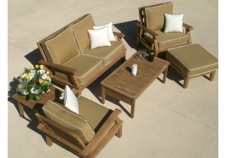 deep seating teak set