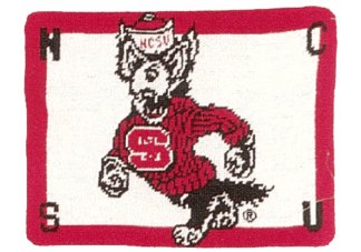 NC State Wolfpack Throw Pillow