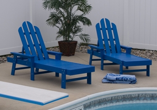 Poly-Wood Long Island Chaise Lounge