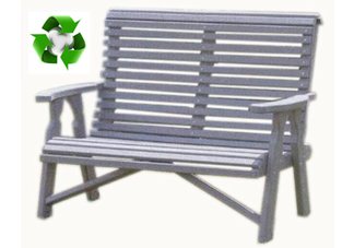 Recycled Milk Jug Park Bench