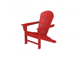 South Beach Sunset Red Adirondack Chairs
